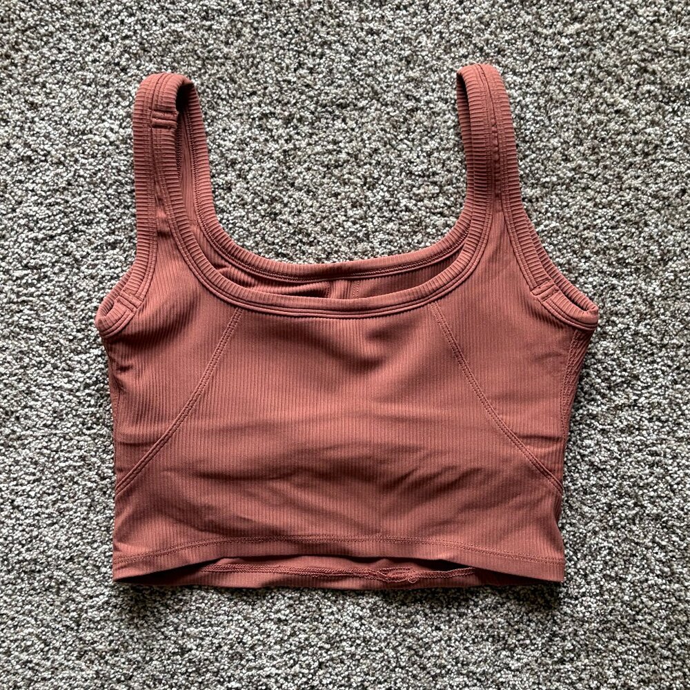 Amazon Ribbed Crop Top - Picture 4 of 6